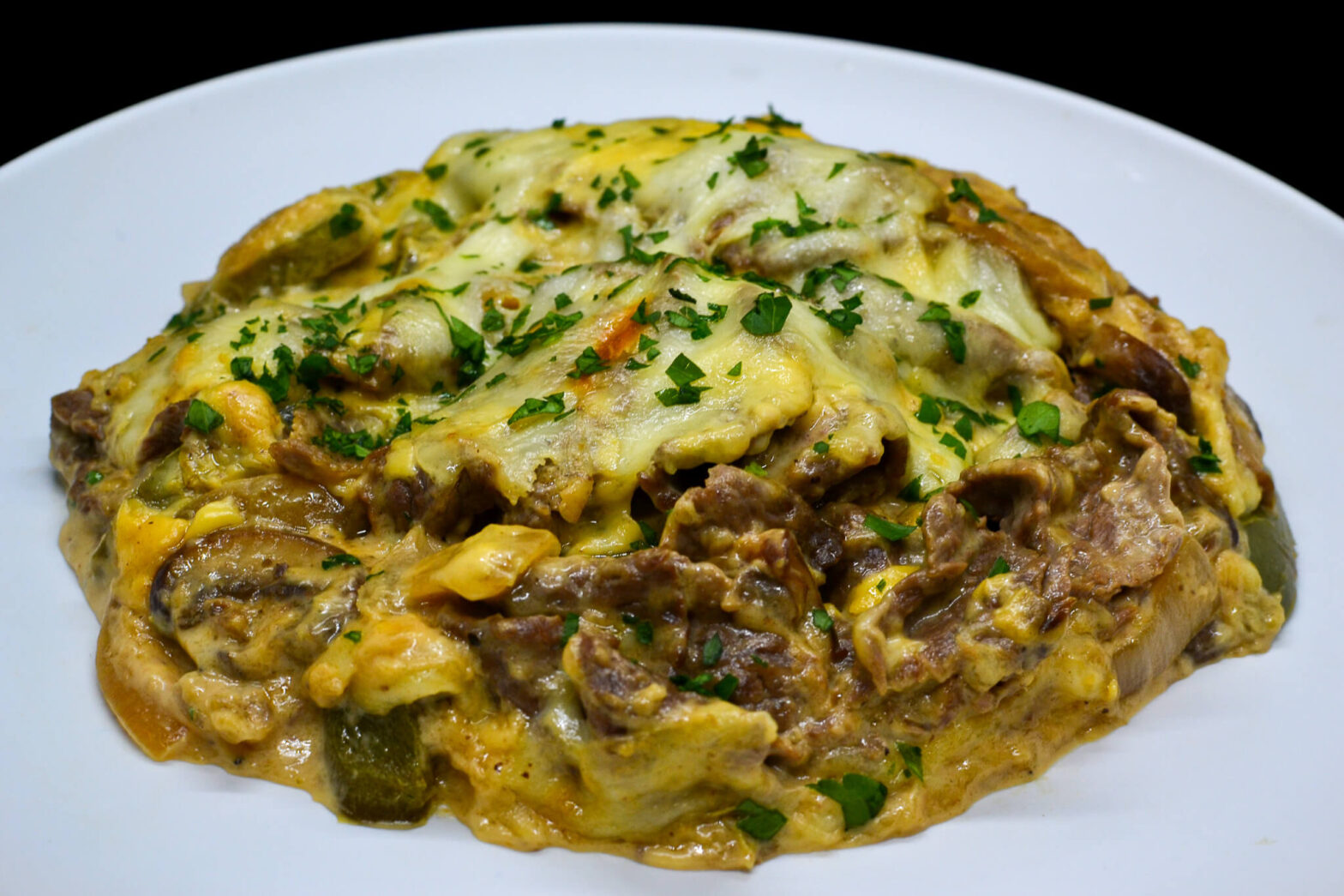 Philly Cheesesteak Casserole