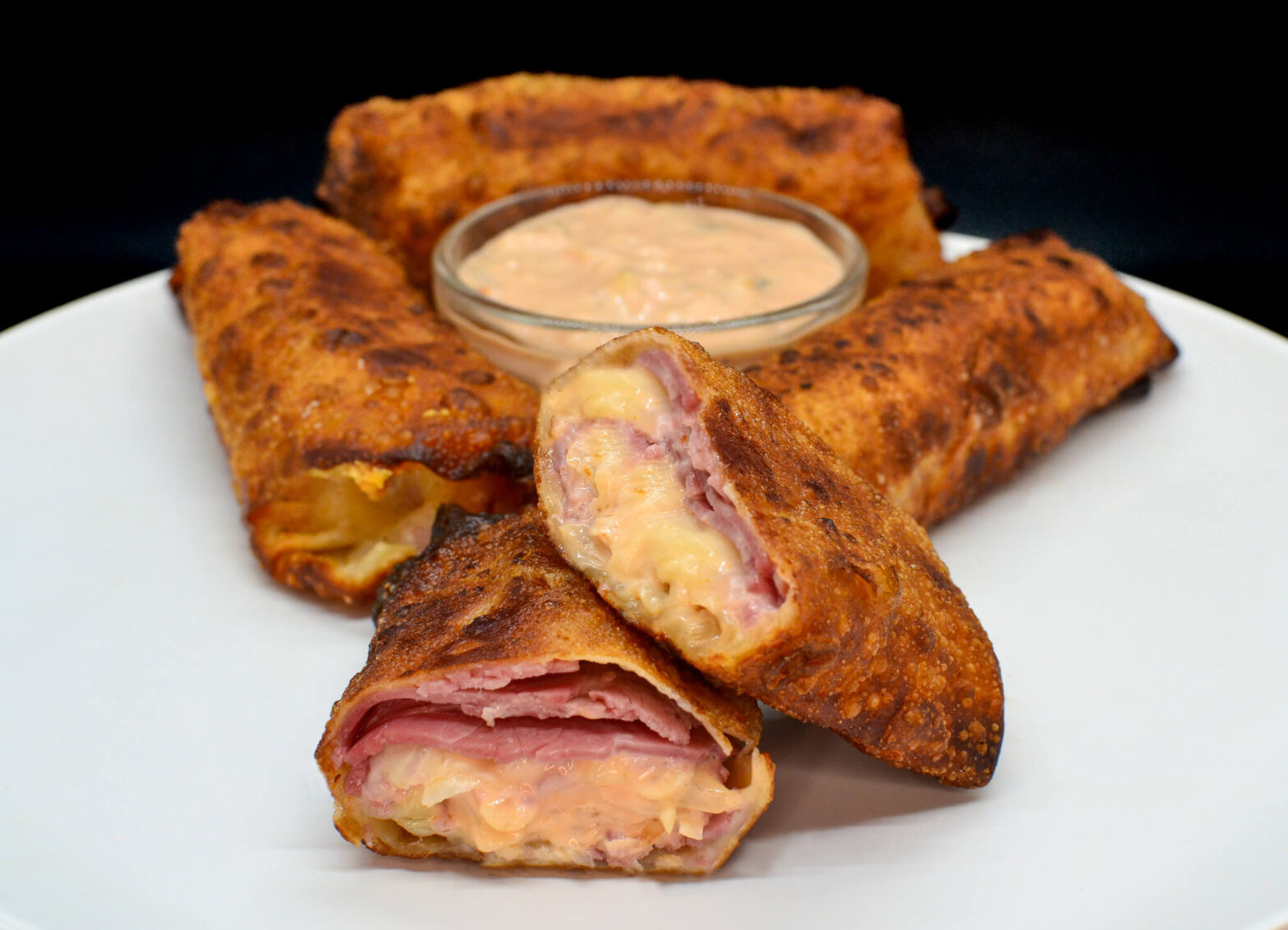 Reuben Egg Rolls